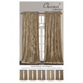 thumbnail image 5 of Huang zhong wen Lux Tan Crushed Velvet Curtains 2 Panel Set - 84 inches Long Room Darkening Luxury Distressed Velvet Rod Pocket Window Drapes for Living Room Bedroom 50" W x 84" L, 5 of 9