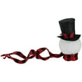 thumbnail image 6 of Northlight Plush Snowman in Top Hat Christmas Tree Topper -12" - Unlit, 6 of 6