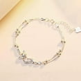 thumbnail image 3 of GKNET 1Pc Cute Stylish Fox Bracelet Silver Color For Girl Woman Fashion Accessorie WY4, 3 of 6