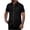 Black, variant on Linen Button Down Short Sleeve Shirts Mens Lightweight Beach Tops Solid Color Casual Business Blouses (XL, Black)