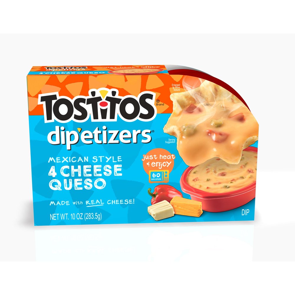 Tostitos Dip'etizers Mexican Style Four Cheese Queso Dip, 10 Oz.