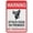 Warning Sign 3, variant on Warning I Can Make It To The Fence In 2.8 Seconds Can You Pitbull Reflective Aluminum Metal Signage - 8"x12", With Symbol, Weatherproof - Home, Business, Warehouse, Secure Premises