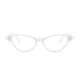 thumbnail image 3 of Landzoo One Retro Square Cat Eye Sunglasses For Small Metal Glasses With Rhinestone Fashion Sun Glasses Soft Stylish Basic Glasses, 3 of 3