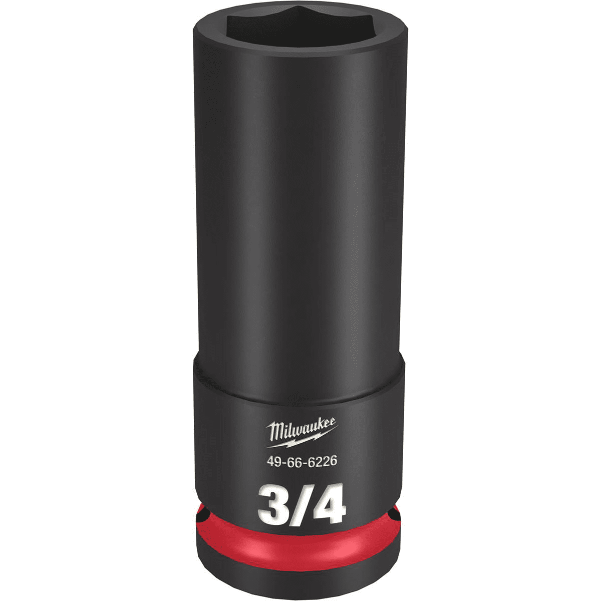 Milwaukee Tool SHOCKWAVE Impact Duty  1/2"Drive 3/4" Deep 6 Point Socket