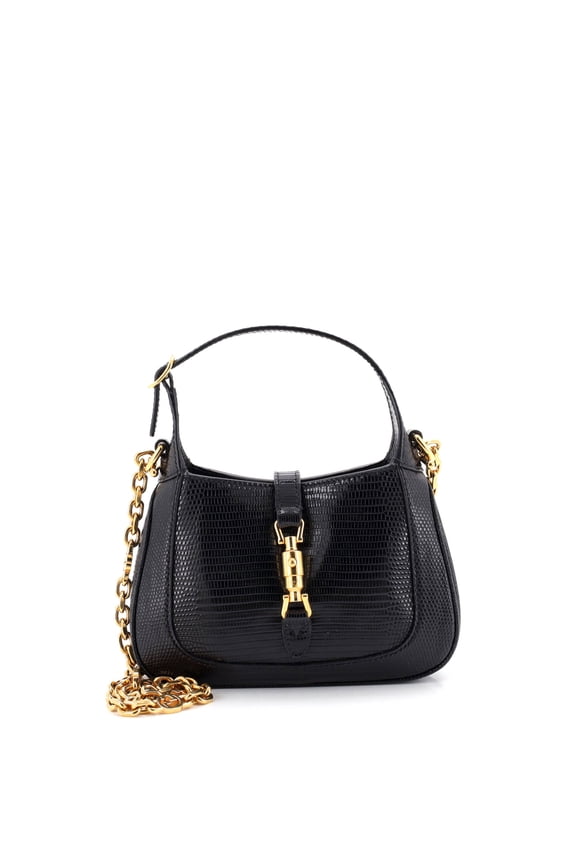 Pre-Owned Jackie 1961 Chain Hobo Lizard Mini By Rebag
