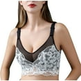 thumbnail image 2 of Munlar Sports Bras,Everyday Bras For Women,Women's Bra Wire Free Underwear Large Size Thin Cup Lace Sexy Bra, 2 of 7