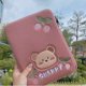 thumbnail image 2 of Funda para portátil, delgada, resistente a los golpes, bonita funda protectora de algodón con forma de oso de cereza de dibujos animados para portátil de 11 pulgadas, 2 of 6