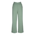 thumbnail image 4 of SYMOID Womens High Waisted Stretch Capri Pants Slim Fit Business Casual Knee Length Dress Pants for Women Gray,Size XL, 4 of 5