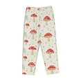 thumbnail image 4 of Junzan Flat Mushrooms Women'S Pajama Pants Drawstring Comfy Sleep Bottoms With Pockets, 4 of 9