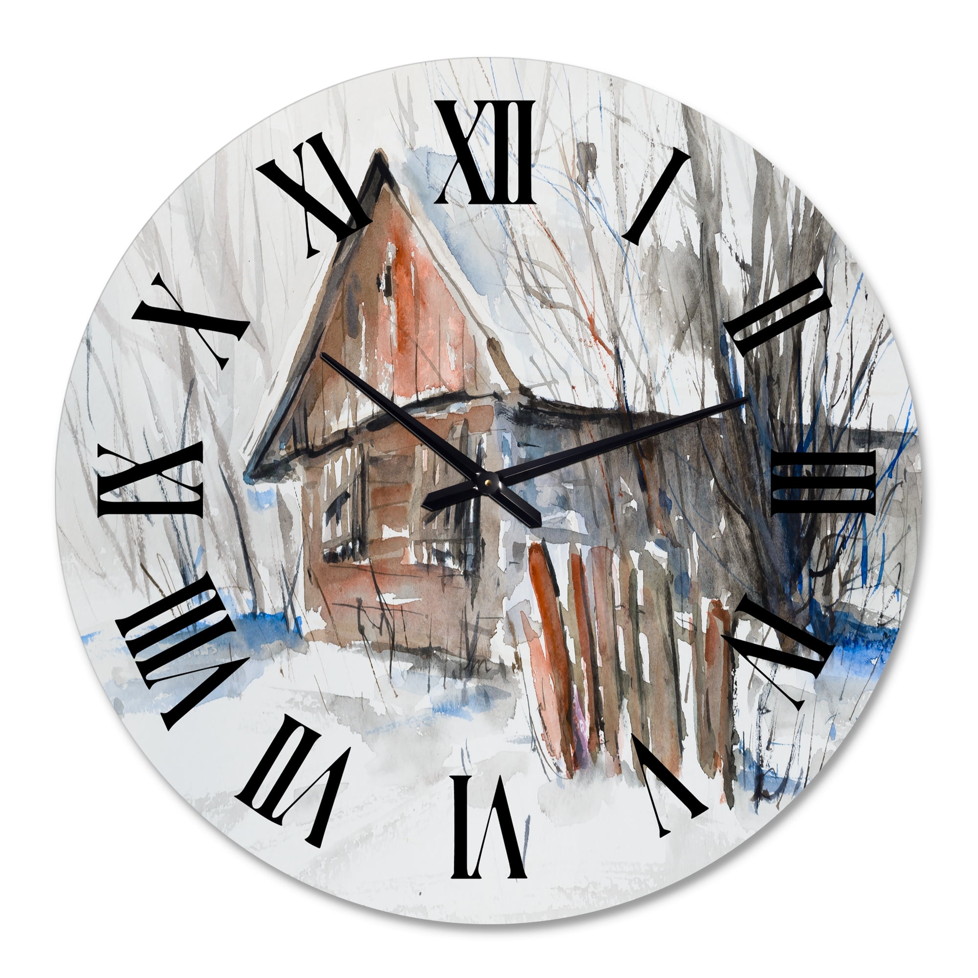 Designart 1 in Traditional Wall Clock