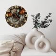 thumbnail image 6 of Dragon Wall Clock 10-Inch Silent Wooden Wall Clock, Battery Operated (AA Batteries Not Included), Artistic Home Decor, 6 of 8
