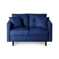 thumbnail image 2 of Sofá Love Seat 2 Plazas De Lino Azul Modelo Marzana, 2 of 7