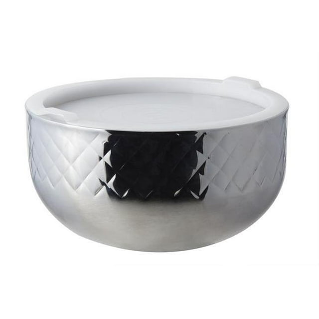 Bon Chef 9316DI 12 in. dia. Diamond Coll Cold Wave Bowl with Cover, 7 quart