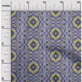 thumbnail image 1 of oneOone Tissu Popeline de Coton Imprimé Floral Ikat au Mètre 56 Pouces de Large, 1 of 4