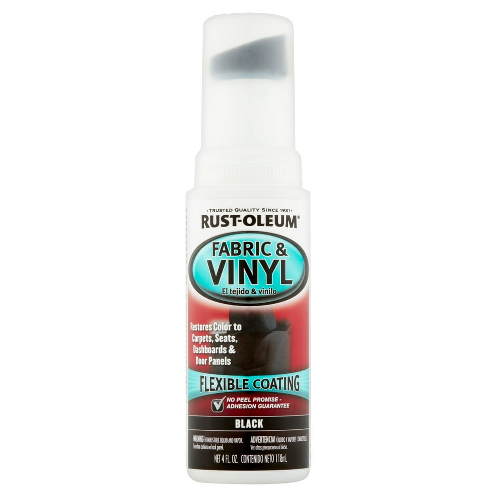 RustOleum Fabric & Vinyl Flexible Coating Black, 4 fl oz