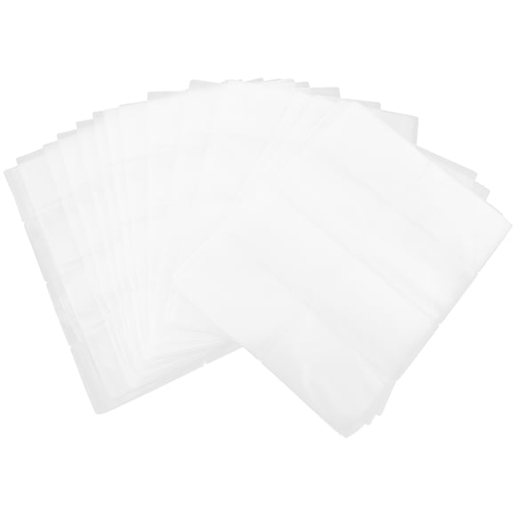 UPOUART 160Pcs Clear Plastic Card Sleeves Transparent PVC Convenient to Use Travel