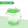 thumbnail image 3 of Bean Seed Germination Kit, Micro-Green Plant Growing Tray, Drain Tray, Four-Tier Stackable Sprout Growing Kit, 3 of 9