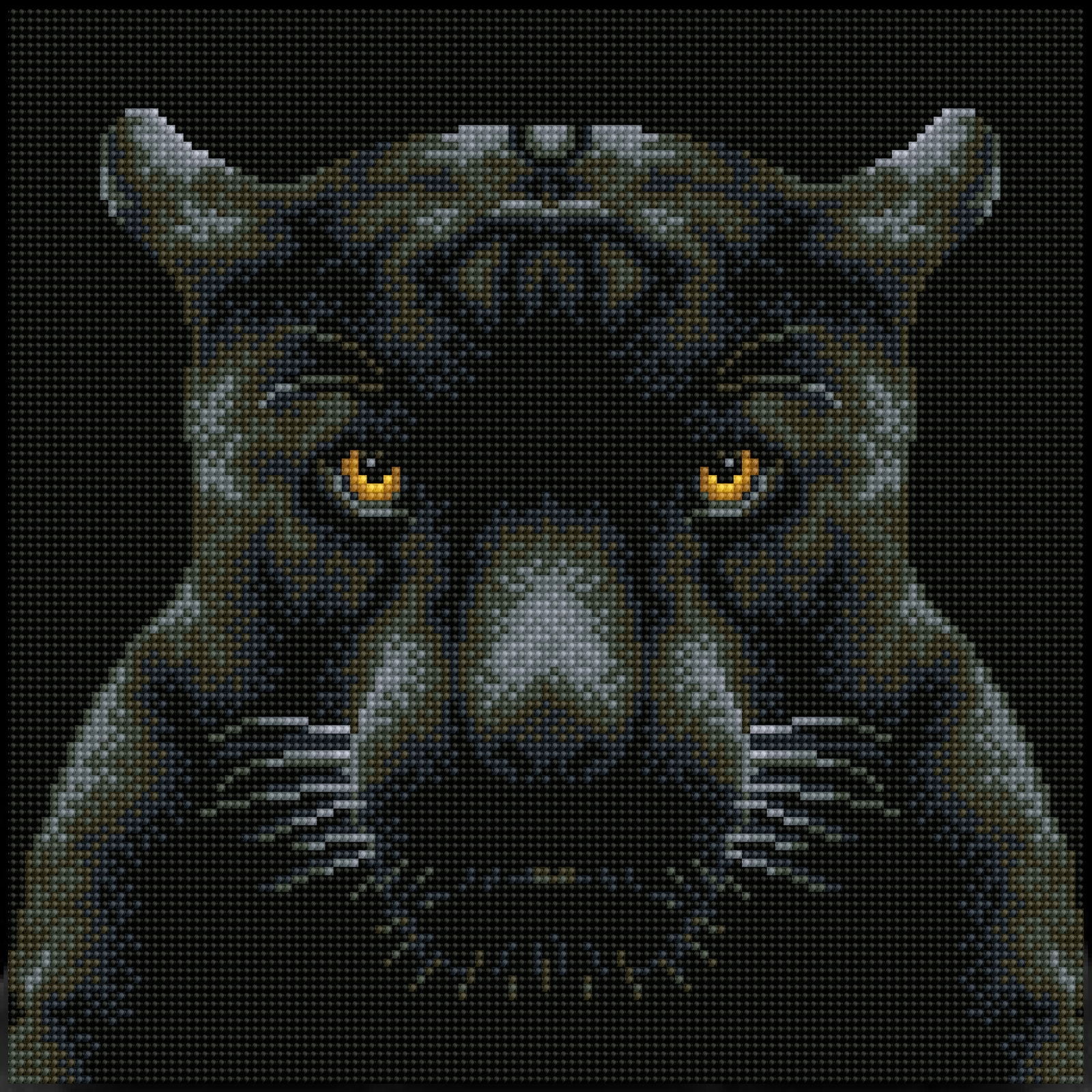 Diamond Dotz If looks could kill - Pre-Framed Kit Panther Diamond Painting Kits for Adults - Diamond Art Kits a Relaxing Creative Craft Kit with Dotz Gems 13.5"x13.5"