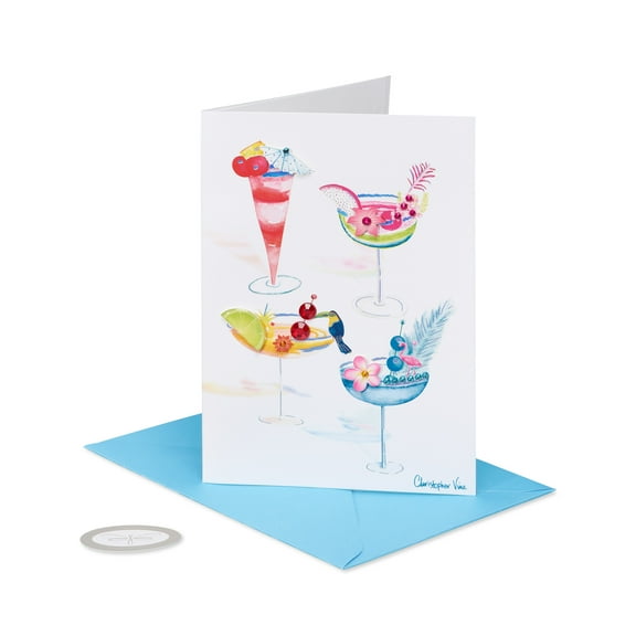 Papersong Premium Birthday Card (Birthday Cocktails)
