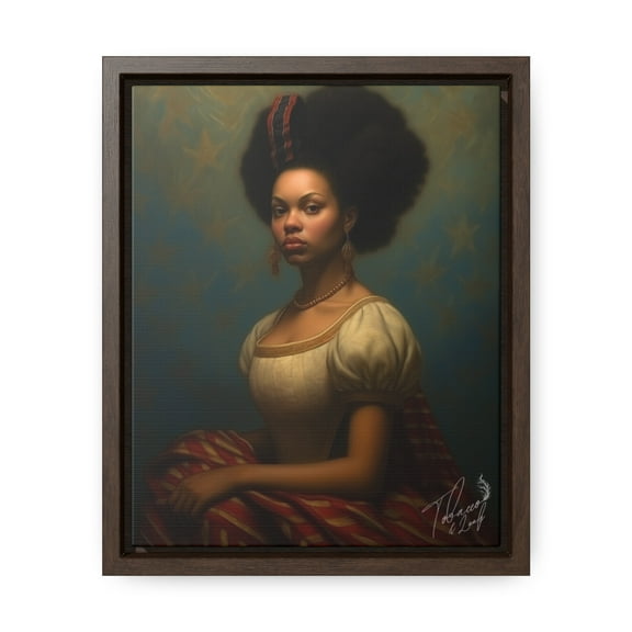 "Empowered Roots" - Framed Canvas Wrap