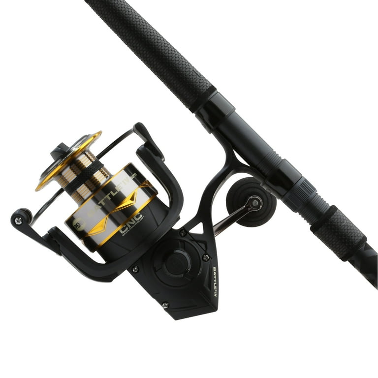 PENN Battle IV LE Spinning Fishing Combo, 10' Heavy Rod, 8000 Size