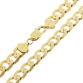 thumbnail image 2 of Men's Italian 10k Yellow Gold Curb Cuban Chain Necklace 24" 9mm 51.4 grams - 24", 2 of 5