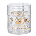 thumbnail image 1 of Boîte à Bijoux Rotative à 360 Degrés, Boîte de Stockage de Bijoux Multicouche Transparente, 1 of 3