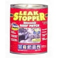 Leak Stopper Gloss Black Rubber Leak Stopper Roof Patch 1 qt.