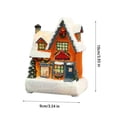 thumbnail image 6 of VOTRUDI Colorful Small House Window Decoration,Night Before Christmas Decor Clearance,Christmas Decor Gift,Christmas Indoor Decor for Room Office Tabletop,A, 6 of 6