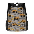 thumbnail image 3 of Balery Retro Excavator Backpack for Men and Women - Durable 600D Oxford Cloth -Large Capacity, Water-Resistant School, Travel, and Hiking Bag, 3 of 9
