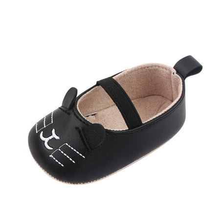 

nsendm Spring And Summer Children Baby Toddler Shoes Boys And Girls Casual Shoes Flat Soles Light And Sneaker Slippers for Kids Shoes Black 6 Months