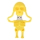 thumbnail image 3 of Unidad Flash USB Dibujos Animados ANGGREK Disco Amarillo Calavera 16GB, 3 of 8
