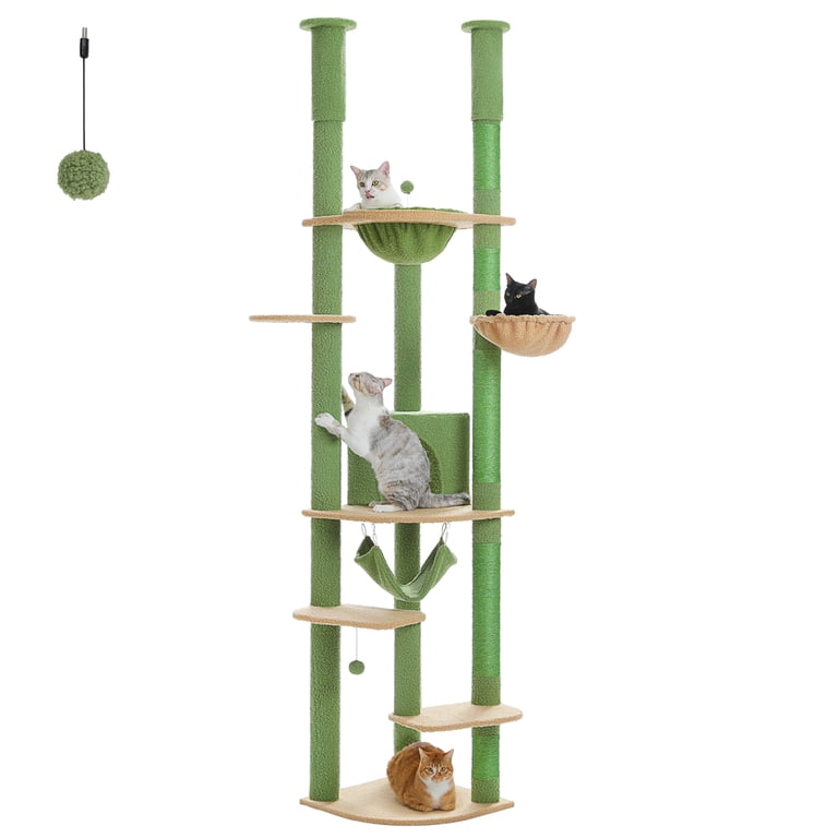 Pawz Road Floor-to-Ceiling Cat Tree, 92-102 Inches photo 2
