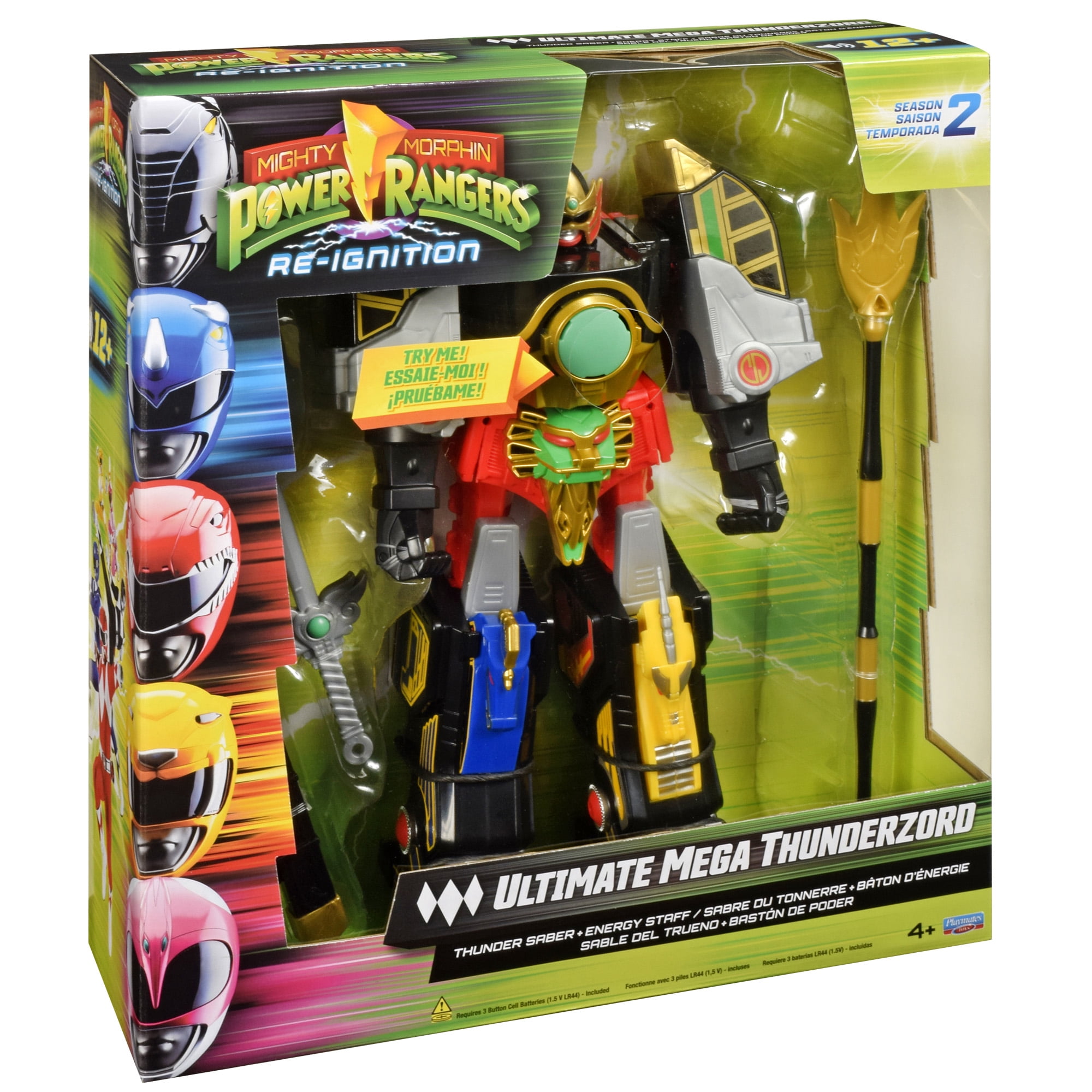 Mighty Morphin Power Rangers: Re-Ignition - Ultimate Mega Thunderzord (Season 2) Electronic Figure by Playmates Toys
