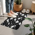 thumbnail image 4 of Black Dinosaurs Leaves Stars Pattern Door Rugs,Washable Non Slip Door Mats Indoor,Decorative Door Mats,Entry Mat Indoor for Entrance,Bedroom,Kitchen,Bathroom,16"x24", 4 of 6