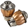 thumbnail image 1 of 2 Pcs Window Curtain Rod End Pumpkin Design Window Pole Finals Rod End Head Caps 28mm, 1 of 8
