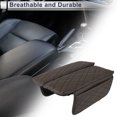 thumbnail image 2 of Cubierta de Consola Central del Automóvil con Bolsa de Almacenamiento para BMW X7 2019-2023 Marrón Oscuro 1 Par, 2 of 7