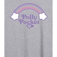 thumbnail image 3 of Polly Pocket - Polly Pocket Rainbow Logo - Women's Oversized Graphic T-Shirt, 3 of 5