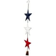 thumbnail image 4 of Metal Stars and Bell Hanging Patriotic Wind Chime Decoration - 26", 4 of 7