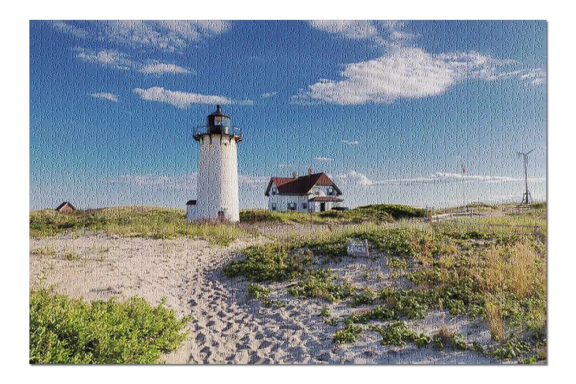 Cape Cod, Massachusetts - Race Point Light Lighthouse Point on Beach