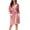Pink, variant on Clearance! robes for women terry cloth robes for women Women's Fall/winter Matching Hooded Pajamas Home Plush Thermal Bathrobe Nightgown Big sales Pink