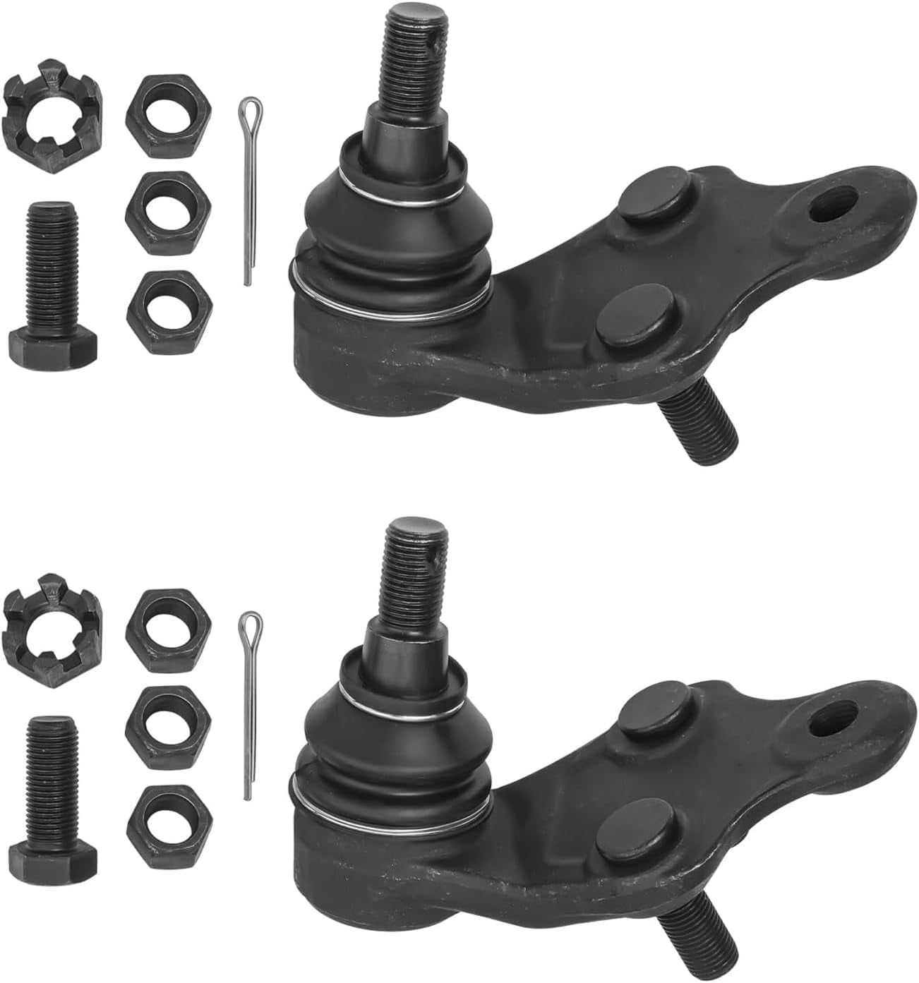 Detroit Axle - Front 12pc Struts Kit for Toyota 2007-2011 Camry, 2 Struts Coil Spring 2 Sway Bars 2 Lower Ball Joints 4 Outer Inner Tie Rods 2 Boots 2008 2009 2010 Replacement Suspension