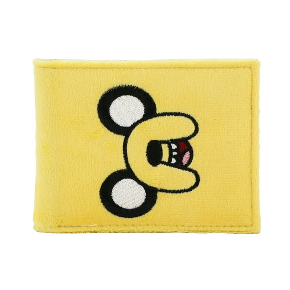 Adventure Time Finn and Jake Terry Cloth and Faux Leather Bifold Wallet