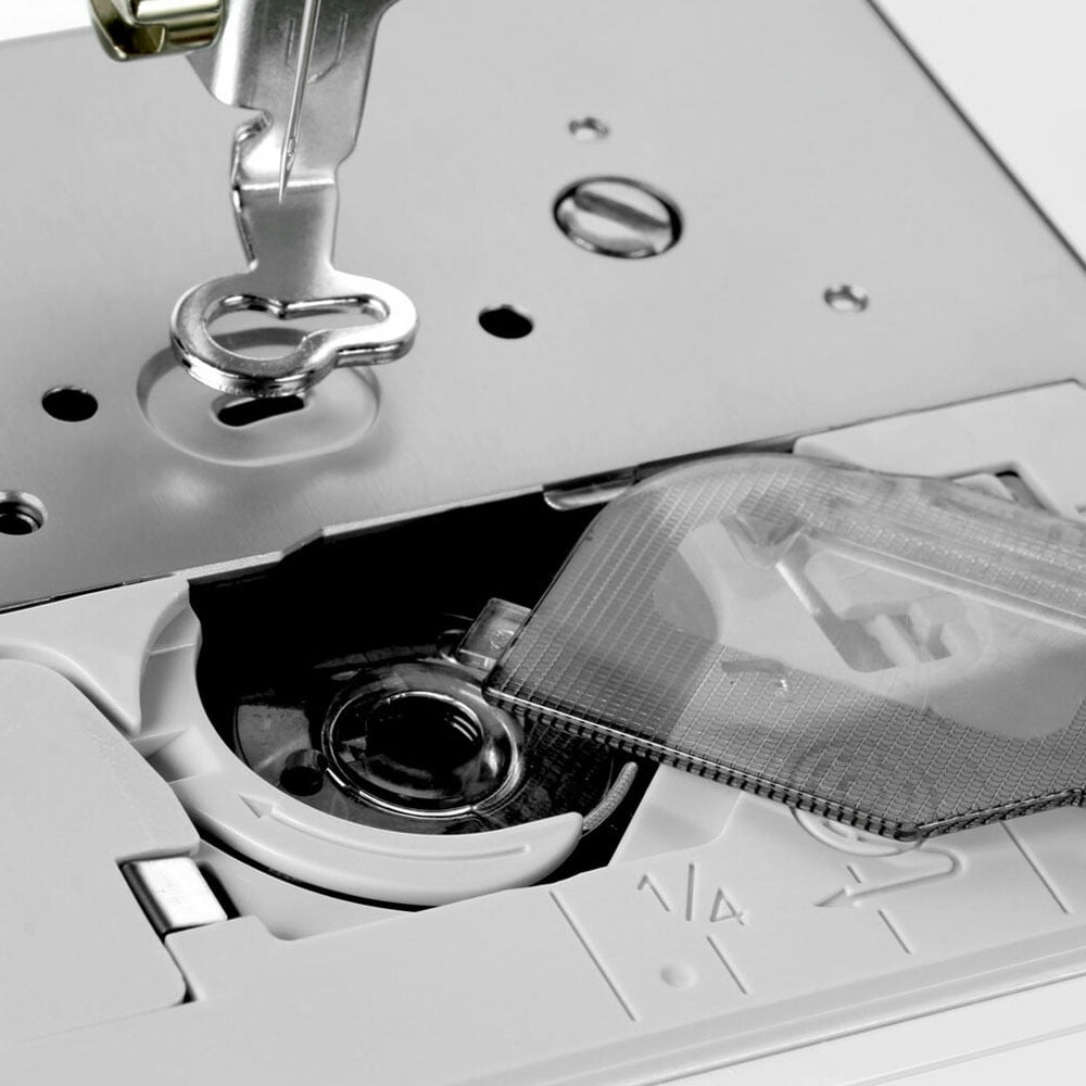 Brother NQ1700E Embroidery Machine + BES Lettering Software + 4" x 4" Hoop + 24 Spools of Thread
