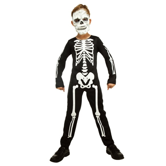 Skeleton Costume for Boys, One Size Fits Most, Partyholic