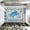 Color 1, variant on Kitchen Backsplash Peel and Stick Wall Murals Vintage Beach Brown Seahorse Small Fish Removable Mural 35.4"W x 23.6"H, Oil Proof Vinyl Wallpaper for Fireplace & Behind Stove