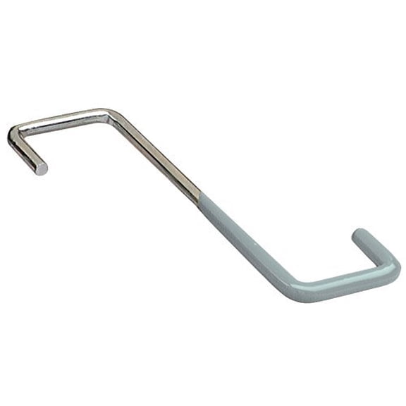 Crawford 5.75 in. L Vinyl Coated Gray Steel Large Rafter Hook 2 pk