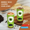 thumbnail image 5 of 500ml Leak Proof Reusable Vacuum Insulated Mug Monsters Inc Eye (3) 316 Stainless Steel Coffee Cup White Tumbler, 5 of 5