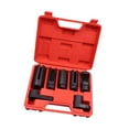 thumbnail image 3 of Kit de llave O2 de presión de aceite de coche, herramienta de instalación profesional resistente, extractor Universal de 22mm, 27mm y 29mm, 7 piezas, 3 of 7