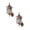 A-2Pcs, variant on 2Pcs Outdoor Solar Wall Light, Rustic Lantern Wall Mounted Light Fixture, Retro Exterior Bulb Holder with Dusk to Dawn Sensor, Classic Design Porch Light for Garden, Patio, Yard